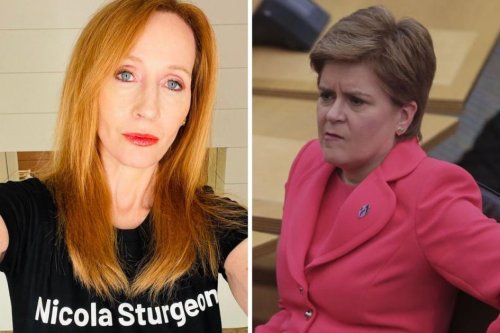 JK Rowling wears t-shirt accusing Nicola Sturgeon of 'destroying women's rights'