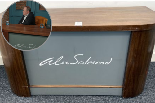 'Humiliating': Alex Salmond Show set being flogged at auction