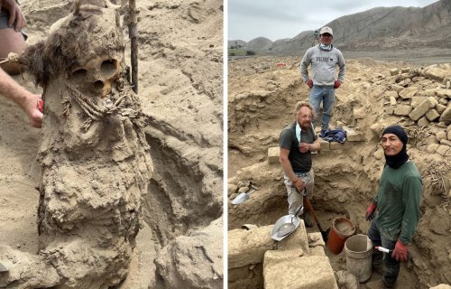 Archaeologists find 22 mummified burials in Peru