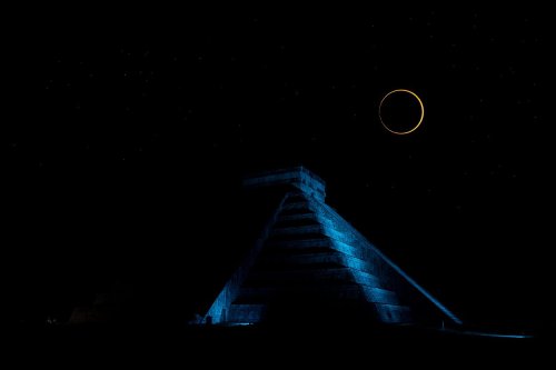 The Maya predicted annular solar eclipses