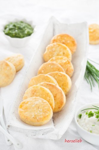 Kartoffelscones mit Käse - tolle Beilage für viele Gelegenheiten