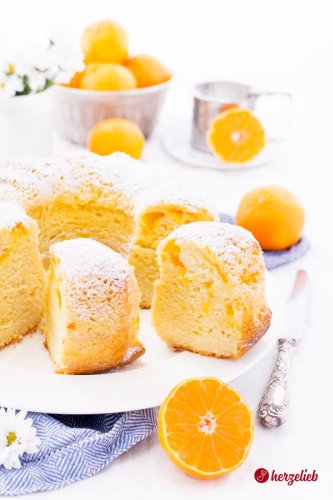 Mandarinen-Schmand-Gugelhupf – ein herrlich saftiger Kuchen
