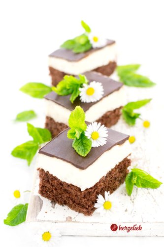 Isbitar aus Schweden – Schokoladenkuchen mit Vanillepudding-Creme