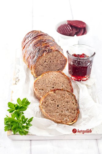 Forloren Hare Rezept – Hackbraten mit Bacon aus Dänemark