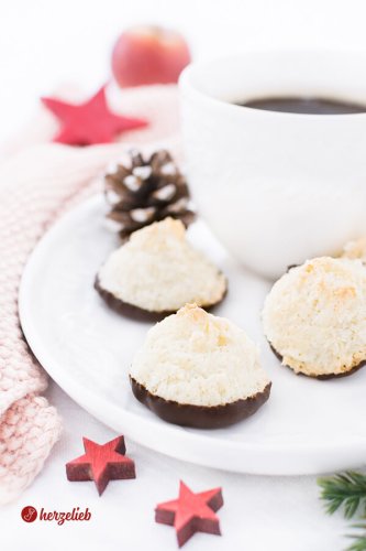 Kokosmakronen Rezept – schön saftig, einfach & für Weihnachten schnell gemacht!