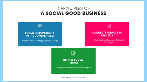 What Makes A Social Good Business