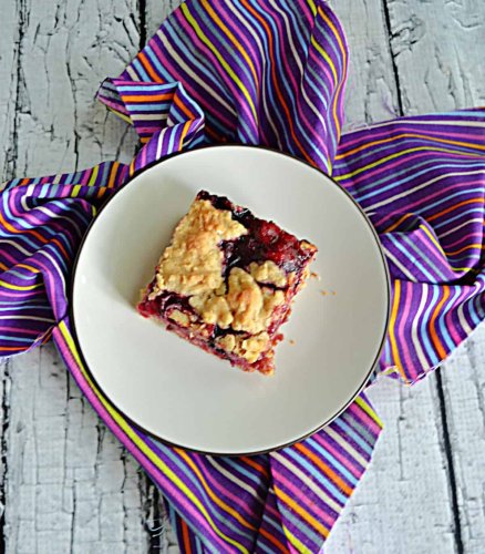 Berry Rhubarb Bars