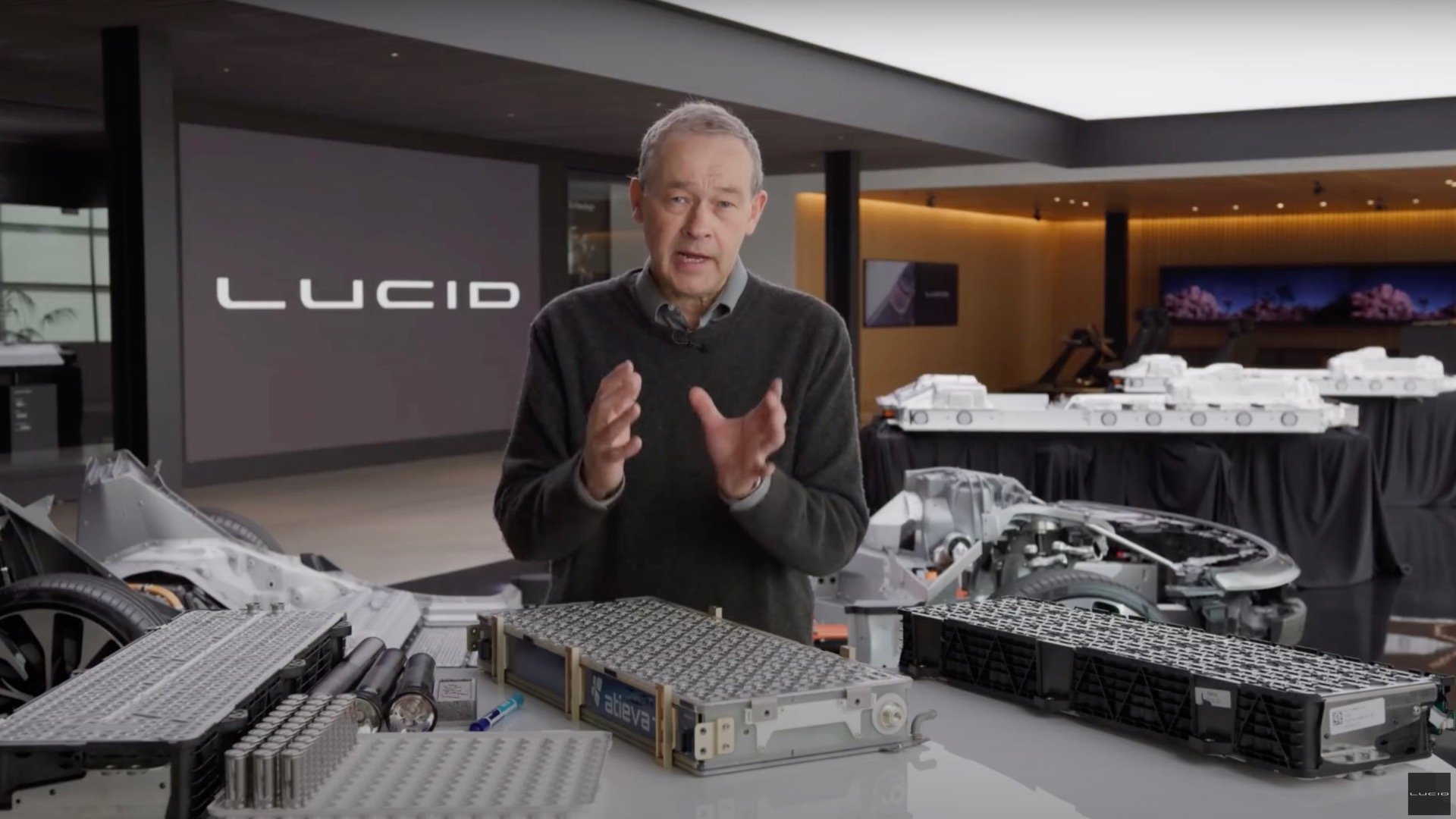 Energy, power, cells, modules, cooling: Watch Lucid's CEO give the best EV battery primer yet