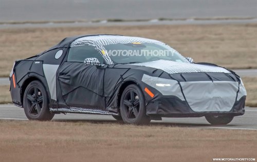2024 Ford Mustang spy shots: Redesigned pony car spotted
