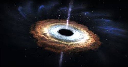 #видео дня | Массивная чёрная дыра поглощает звезду - Hi-News.ru