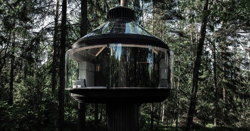 Polestar's Insane Treehouse Was Made Using Locally-Sourced Wood and Wool