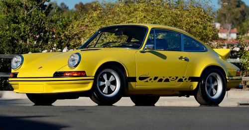 A 1973 Porsche 911 Carrera RS 2.7 Owned by the Late Paul Walker Is Currently Headed To Auction