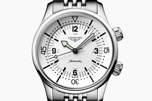 Longines Dresses Up Its Legend Diver in a Bright White for the Summer