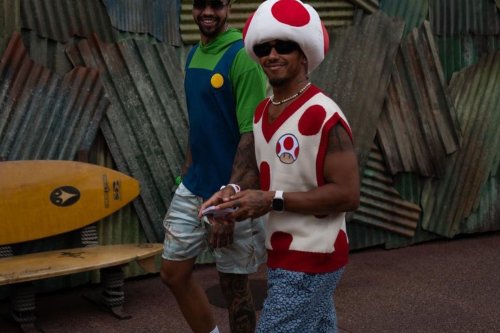 Lewis Hamilton’s 'Super Mario' Toad Outfit Actually Slays