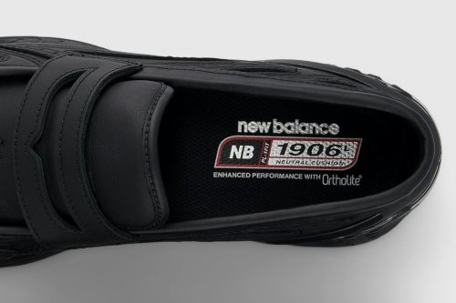 In Crisp Black Leather, New Balance's Hybrid Loafer Has Never Been More Formal
