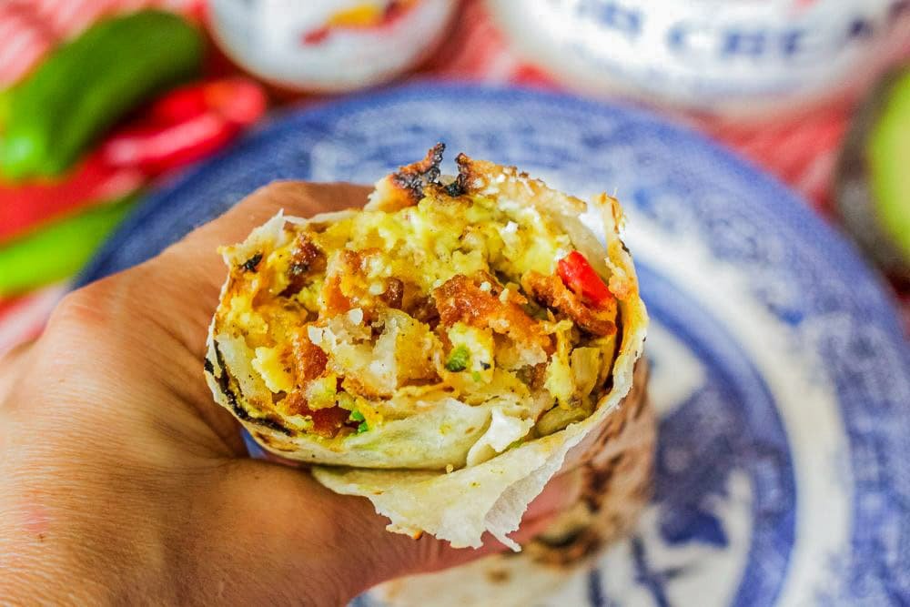 Mexican Breakfast Burrito Recipe | Hildas Kitchen Blog