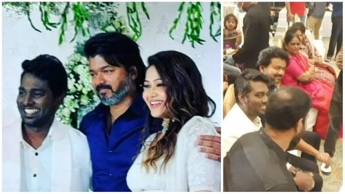 Vijay attends Atlee�s wifes baby shower