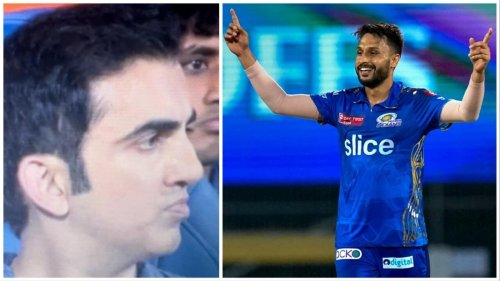 Watch: Gautam Gambhir Shell-shocked As Akash Madhwal Removes Badoni ...