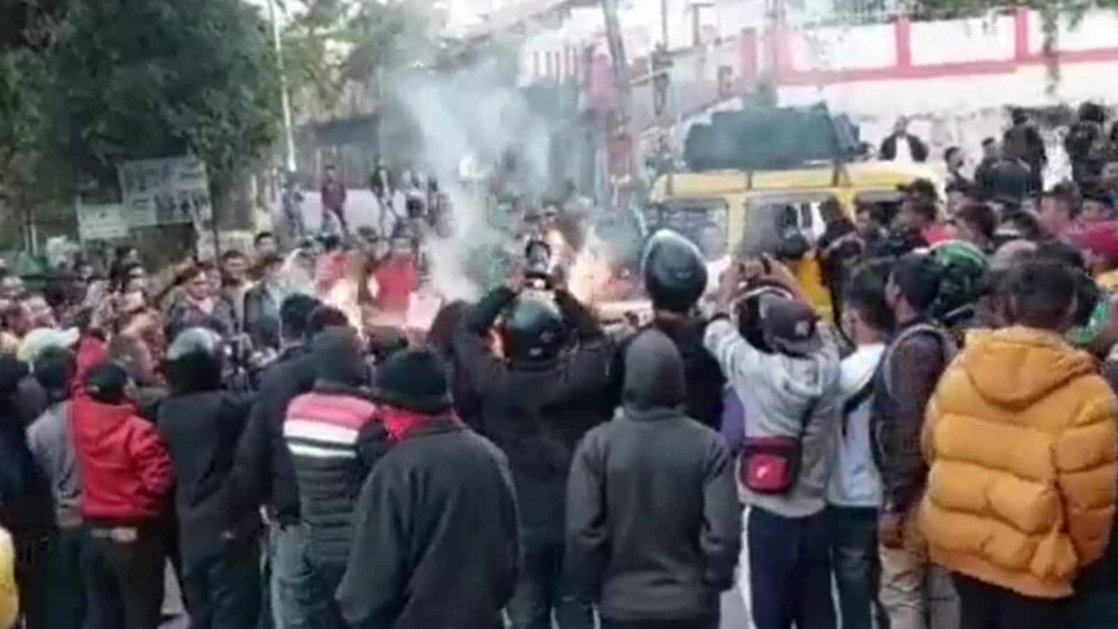 amid meghalaya violence, protesters burn effigies of shah, cm sangma: report | flipboard