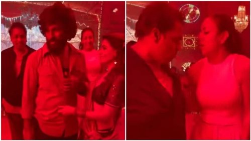 Samantha Ruth Prabhu can't stop laughing as Ganesh Acharya shows her and Allu Arjun steps for Pushpa's Oo Antava. Watch