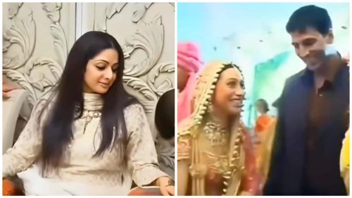 Sridevi to Akshay Kumar, how many stars can you spot at Karisma Kapoor's wedding video?