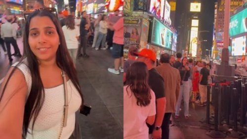 ‘So different from Reels’: Indian woman says New York’s Times Square failed to meet her expectations