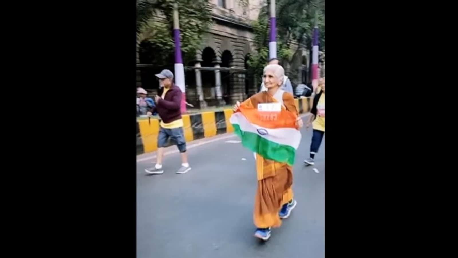 80-year-old woman who ran Mumbai Marathon in saree is an inspiration for  people | Flipboard