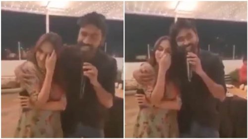 When Dhanush grooved with Aishwaryaa, performed to Rajinikanth's song at party. Watch