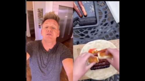 Gordon Ramsay reacts to cooking video with a song. It’s hilarious