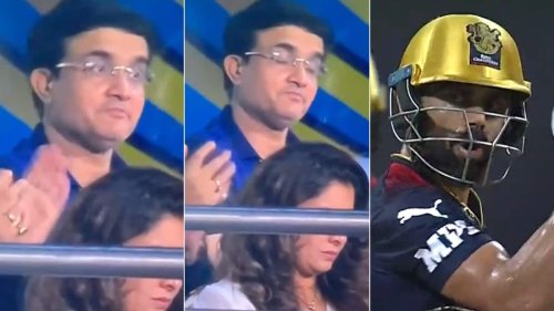 Watch: Sourav Ganguly left awestruck in the stands as Virat Kohli creams delightful four in LSG vs RCB IPL Eliminator