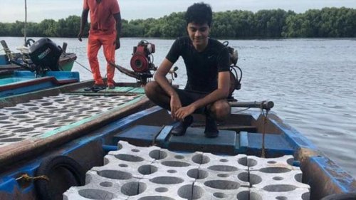 Mumbai teen creates 3D-printed coral reef in Pondicherry