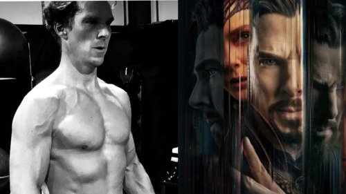 Benedict Cumberbatch shows off ripped physique in BTS pic from Doctor Strange in the Multiverse of Madness