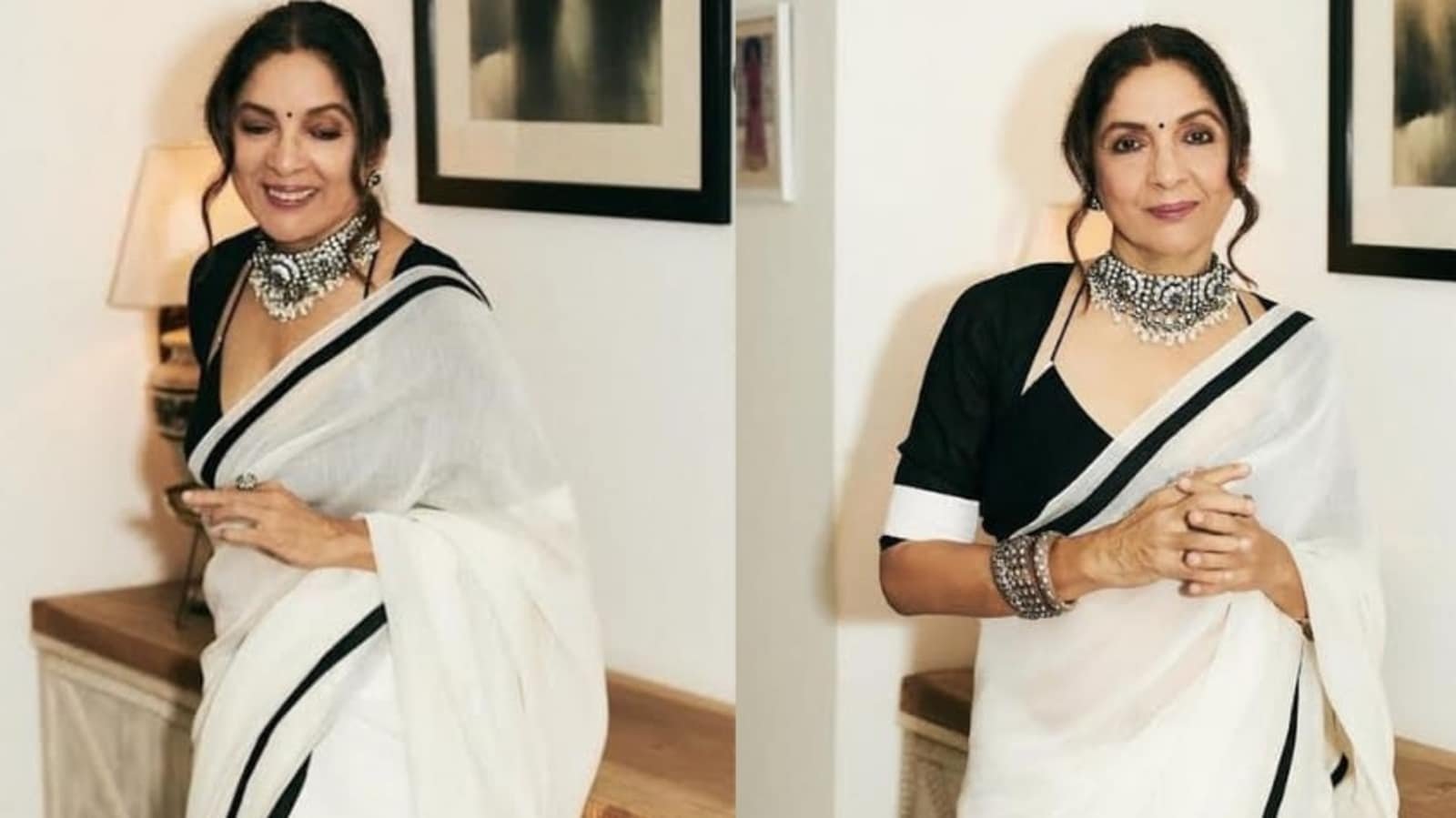 Neena Gupta looked stunning in a saree at Uunchai screening, Masaba Gupta  says she 'killed' it. See pics | Flipboard