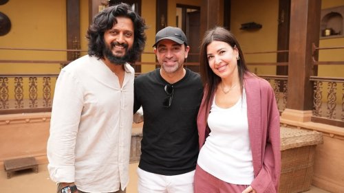 Riteish Deshmukh turns fanboy on meeting Barcelona legend Xavi Hernandez on Raja Shivaji sets: 'Still pinching myself'