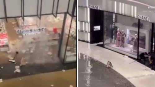 Dubai flood: Luxury malls flooded, water enters Chanel, Fendi stores as rain batters city. Videos