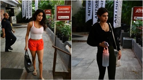 Janhvi Kapoor, Khushi Kapoor tick off workout duties in style: All pics