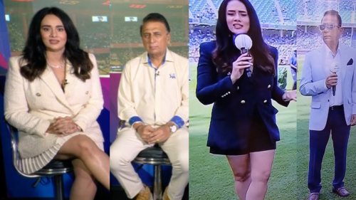 Sunil Gavaskar and Mayanti Langer spark buzz with repeated wardrobe coordination