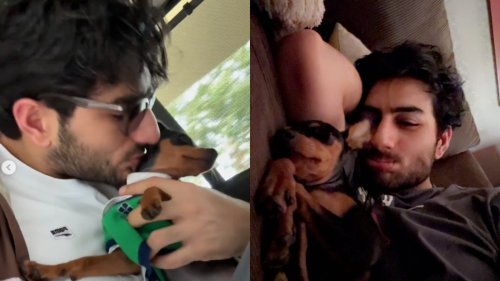 Ibrahim Ali Khan introduces his ‘daughter’ Bambi, showers the puppy with kisses: ‘She was my child in my last life’