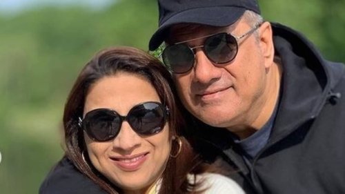 Boman Irani shares lovely pics with wife Zenobia on anniversary, Farah Khan says 'irritatingly happy couple'