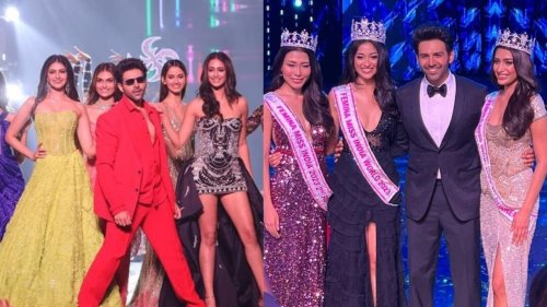 Kartik Aaryan Performs At Miss India 2023, Poses With Winners. See Pics ...