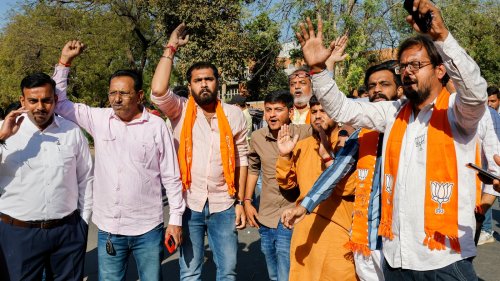 Development agenda won and Cong's negative politics lost: BJP on Gujarat lead