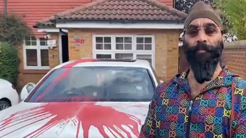 Sikh restaurant owner’s car shot, vandalised by alleged Khalistan supporters in London