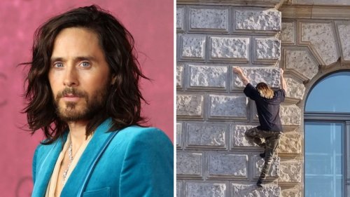 Jared Leto seen climbing hotel wall in Berlin, fans say ‘bro thinks he’s Spider-Man’