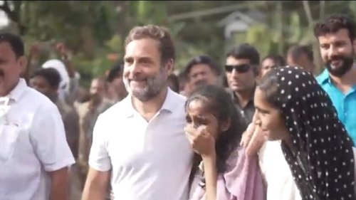 'Only love...': Cong shares emotional photo of girl meeting Rahul Gandhi