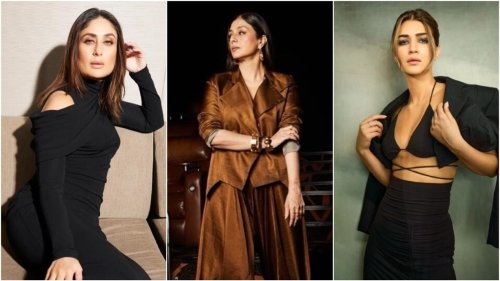 Kareena Kapoor-Tabu exude elegance; Kriti Sanon sets temperatures soaring at The Crew trailer launch with stylish looks