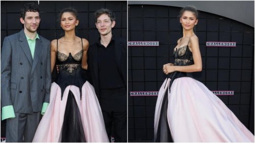 Zendaya's corset Vera Wang gown, messy hairdo for Challengers LA premiere is all about effortless sensuality: Watch