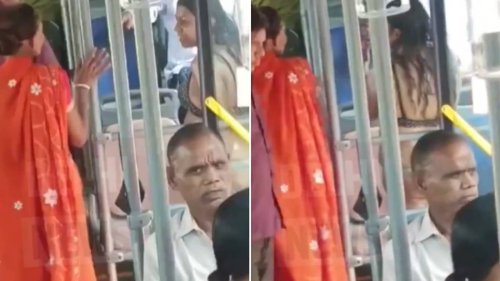 Bikini-clad woman rides crowded Delhi bus, viral video leaves people with mixed reactions