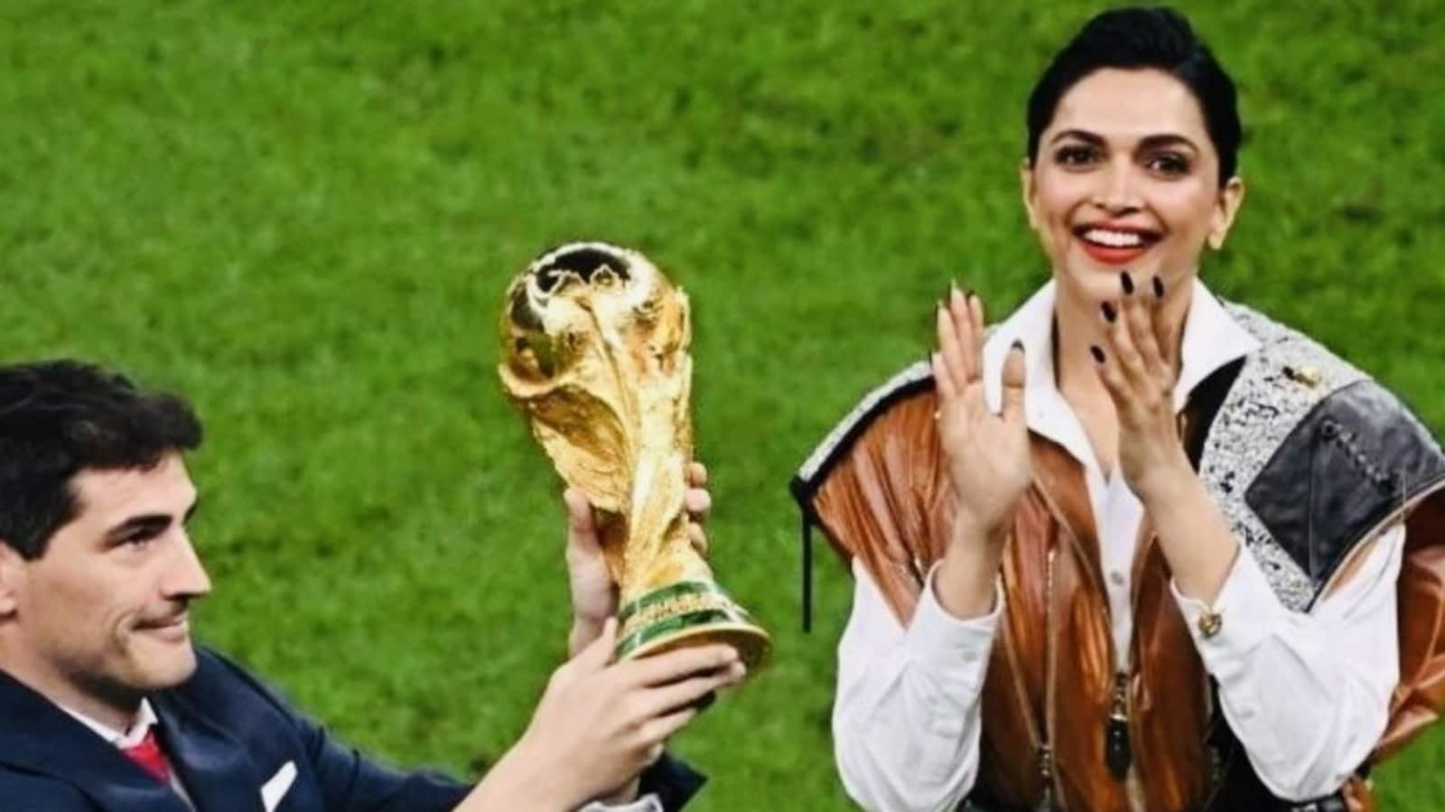 Deepika Padukone's 'atrocious' outfit at FIFA World Cup final confuses  fans: 'Why is she in a bag?' | Flipboard