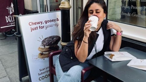 Kareena Kapoor Khan Sips Her Favourite Coffee After Two Years In Uk After Wrapping The Devotion