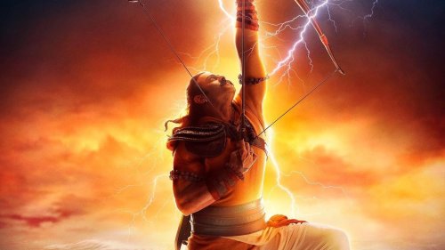 Adipurush first look: Prabhas transforms into Lord Ram's warrior side as he aims his bow towards the sky. See here